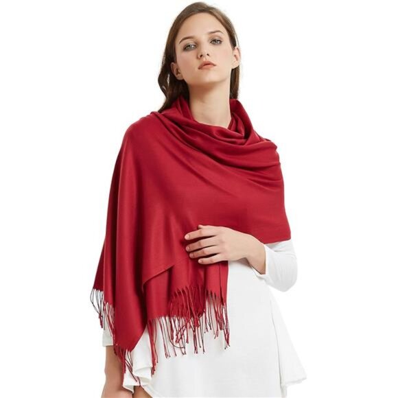 Scarf for Women Soft Warm Pashmina Shawls and Wraps for Evening Dresses Weddings - Picture 2 of 5